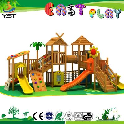 China Anti UV Children'S Wooden Playground Sets YST140704 For 3 - 15 Years Old for sale