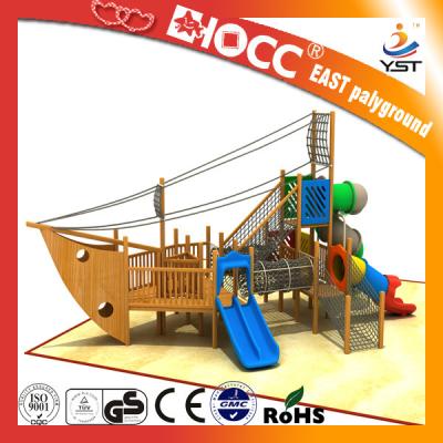Китай Пиратский корабль детей парка атракционов деревянный, деревянное на открытом воздухе оборудование игры продается