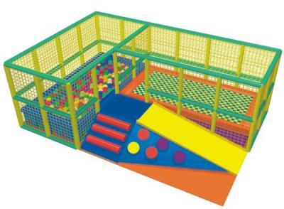 China Wooden Structure Preschool Soft Play Equipment High Density Sponge for sale