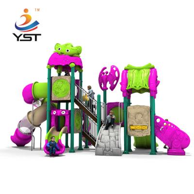 China Naughty Fort Playground Equipment Slides , Commercial Playground Slides for sale