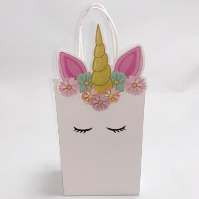 China Personalised White Paper Bags Decoration Stand Up Pouch Easy To Carry for sale