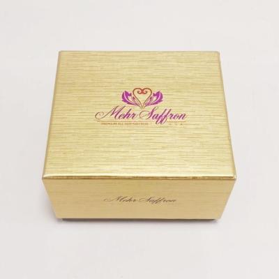 China Lid And Base Jewelry Paper Box Gold Color Kraft Paper Jewelry Gift Boxes for sale