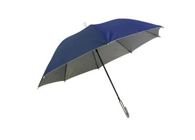 China Sun Protection Rain Stick Golf Umbrella Inner Layer Silver Glue Coating for sale