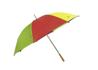 China Personalized Light Compact Golf Umbrella Rainbow Color Strong Sturdy for sale