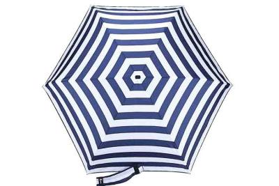 China Manual Open Close Pocket Aluminium Umbrella , 5 Folding Umbrella With Case for sale