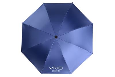 China Customized Logo Promotion Small Automatic Umbrella 3 Folding Strong Windproof for sale
