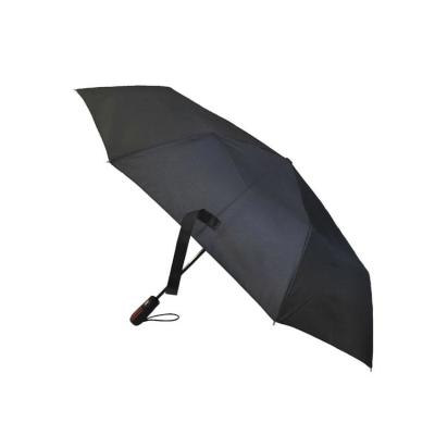 China 102cm Adult 190T pongee 3 Folding Umbrella For Travel for sale