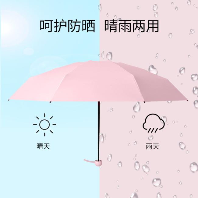 Close-up of umbrella fabric with UV coating