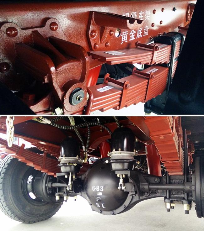 Sinotruk CDW 5 ton loading capacity big import tipper truck