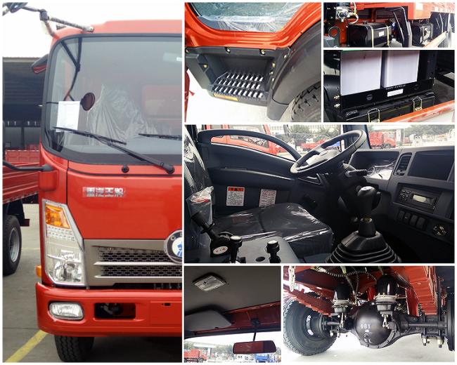 Sinotruk CDW 5 ton loading capacity big import tipper truck