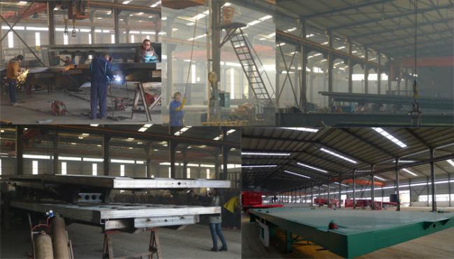 flatbed container trailer workshop