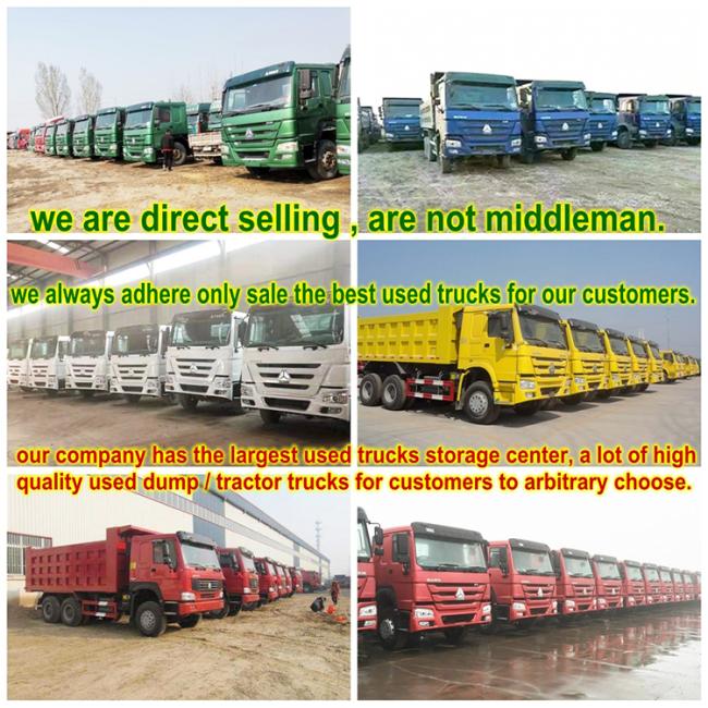 sinotruck good quality used 371HP 6x4 HOWO dump truck sells