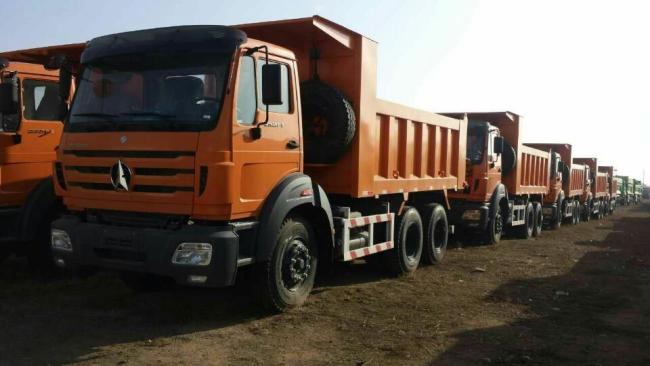 375HP BEIBEN China brand new 6x4 dump truck price in pakistan