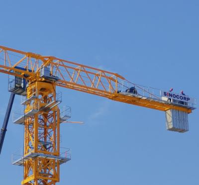 China 30m Flat Top Tower Crane For Construction 12t for sale