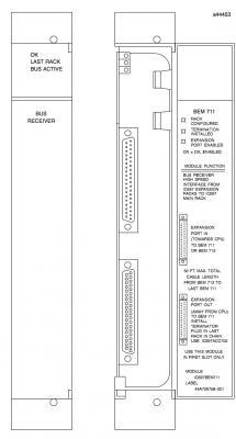 GE FANUC IC697BEM711 , Bus Receiver Module , Series 90-70 Designed 0