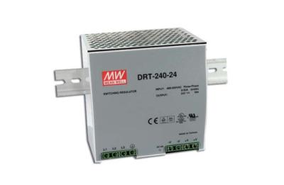 中国 Meanwell DRT-240-48 240W三相産業DINの柵の電源の高い信頼性 販売のため