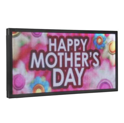 China Moving P5 LED Sign Programmable Message Scrolling Board Full Color for sale