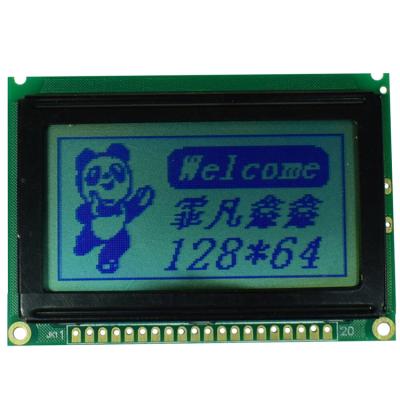 China Flat Rectangle Graphic LCD Display Module Monochrome Gray Film Positive Display for sale