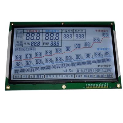 China 190*123mm Segment Code LCD Module Pen Paragraph Type Gray Film Positive Display for sale