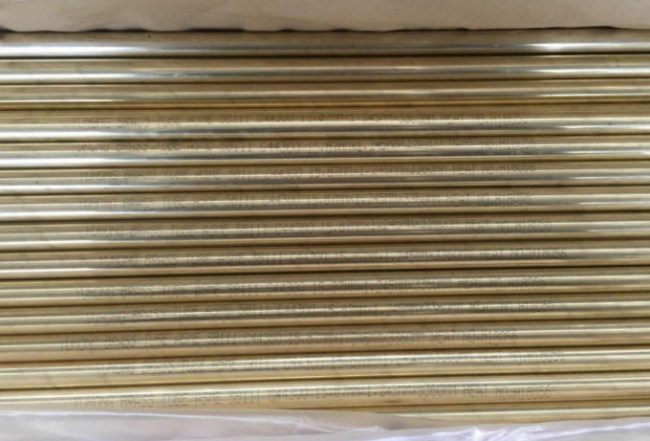 Cold Finished ASME SB111 C44300 Copper Alloy Tubeb 0