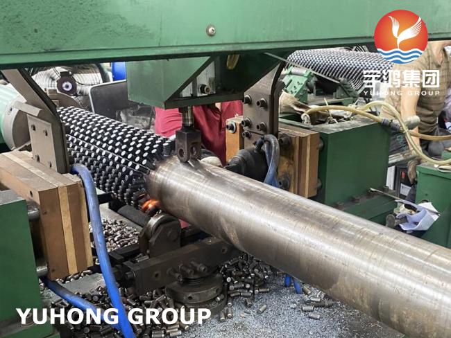 SS304 Stud Fin Tube HFW Type With CS Stud For Steam Generator 0