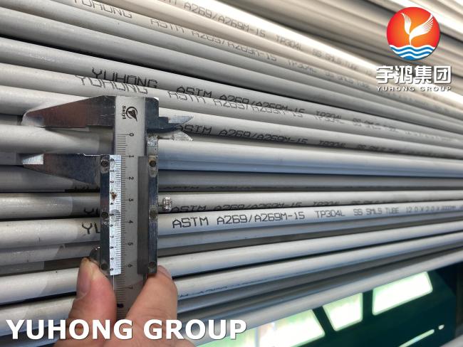 ASTM A269 TP304L seamless stainless steel tubes for industrial applications