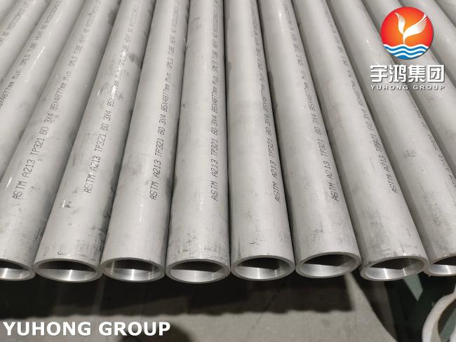 ASTM A213 TP321 seamless stainless steel tubes for high-temperature applications