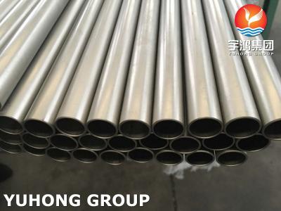 China Títano puro ASTM B338 GR2,GR.7 GR.9 Tubos de aleación de titanio para intercambiadores de calor en venta