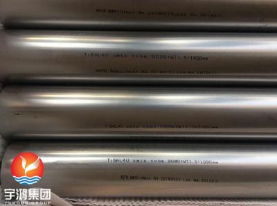 China Tubos sem emenda da liga do titânio da categoria 5 de ASTM B338/ASME SB338/UNS R56400 à venda