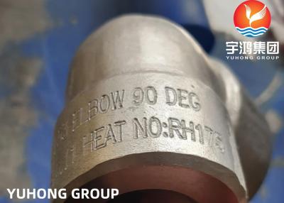China CODO FORJADO DE ACERO 90DEG EL 1/2” 3000# NPT B16.11 DE LAS COLOCACIONES ASTM A182 F53 DEL DUPLEX ESTUPENDO en venta