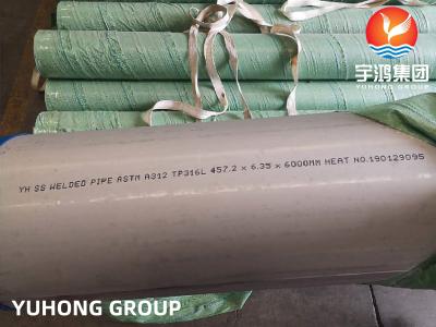 China Tubo soldado con autógena de acero inoxidable A312 TP316 316L ASTM A312/A312M - 13, ASTM A358 A358M-08a en venta