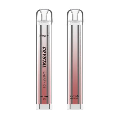 China Crystal Disposable Vape 600puff Gradient Color Battrey 500mAh 0% Nicotine for sale