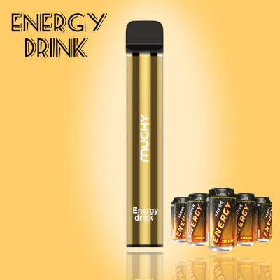 China Energy Drink Flavor E Cigarette Vape 1500Puffs 850mAh 5ml Nicotine Less Disposable Vape for sale