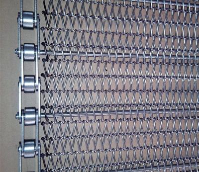 China Heat Resistant Metal Mesh Conveyor Belt , Chain Drive Conveyor Customized Width for sale