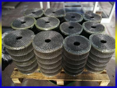 China Chocolate que cuece permeabilidad plana del aire de la banda transportadora de la malla de alambre del acero inoxidable de la flexión en venta