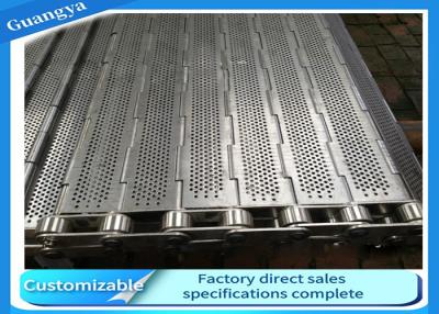 China 4000mm Width SS304 Knuckled Stainless Steel Chain Plate for sale
