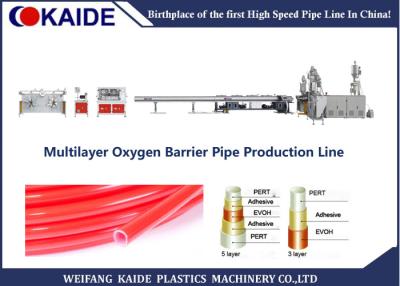 China EVOH Oxygen Barrier Plastic Pipe Extruder For 3 Layer PERT Pipes for sale