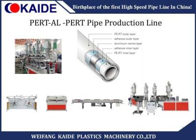 China PERT AL PERT Composite Pipe Extrusion Line 30mx4mx2.5m Size Tube Extruder Machine for sale