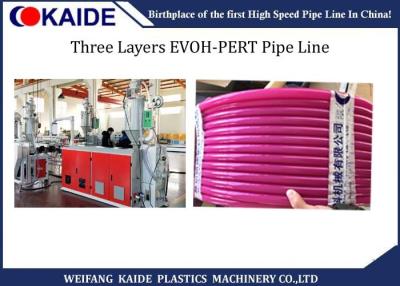 China Oxygen Barrier Composite Plastic Pipe Production Line Five Layers PERT Pipe Making Machine for sale