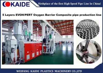 China PERT/EVOH Oxygen Barrier Pipe Extruder Machine 5 Layers ISO CE Approved for sale