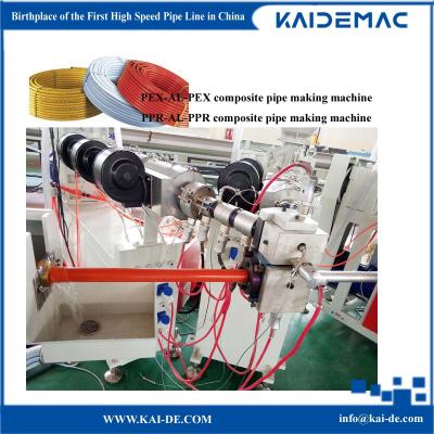 China PLC 20mm Composite Pipe Production Line Overlap Welding for sale