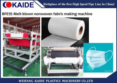 China Máquina soplada derretimiento de la tela del CE ISO PP, cadena de producción no tejida de la tela BFE95 en venta