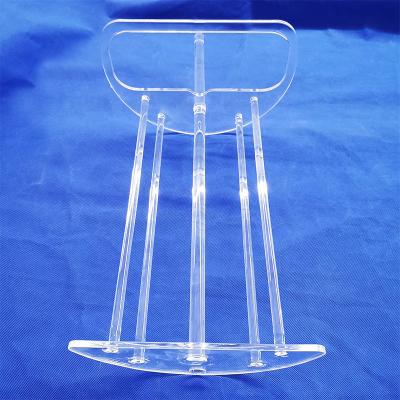 China High Purity Fused Quartz Glass Boat Wafer Carrier 100MM For Furnace Customized for sale