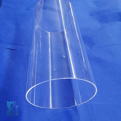 China High Resistance Glass Quartz Tube Transparent With Various Wall Thickness for sale