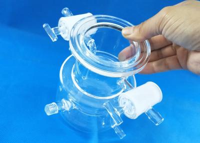Chine Haut verre professionnel chimique Labware de Quartzolite de conception de verrerie de laboratoire de verrerie de laboratoire de la Science de transmittance à vendre