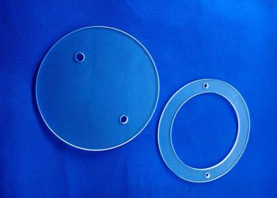 China Anti Acid Ozone Quartz Tube , Fused Glass Plates  Excellent Electrical Insulator for sale