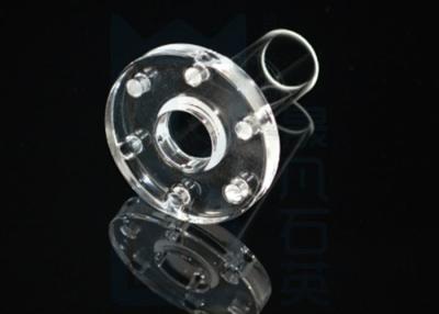China Reborde del tubo del cuarzo de ISO9001 1100℃ Sio2 en venta