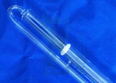 China Cylinder Fused Silicon Quartz Glass Test Tube Heaters Transparent Morse 6.5 for sale