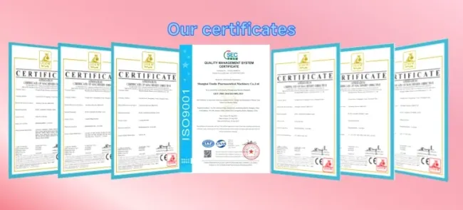 Corrosion Preventive Punches and Dies for Making Disnfection Tablets