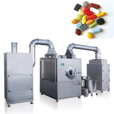 China Candy Medicine bean Chewing gum sugar Tablet film coating machine for sale